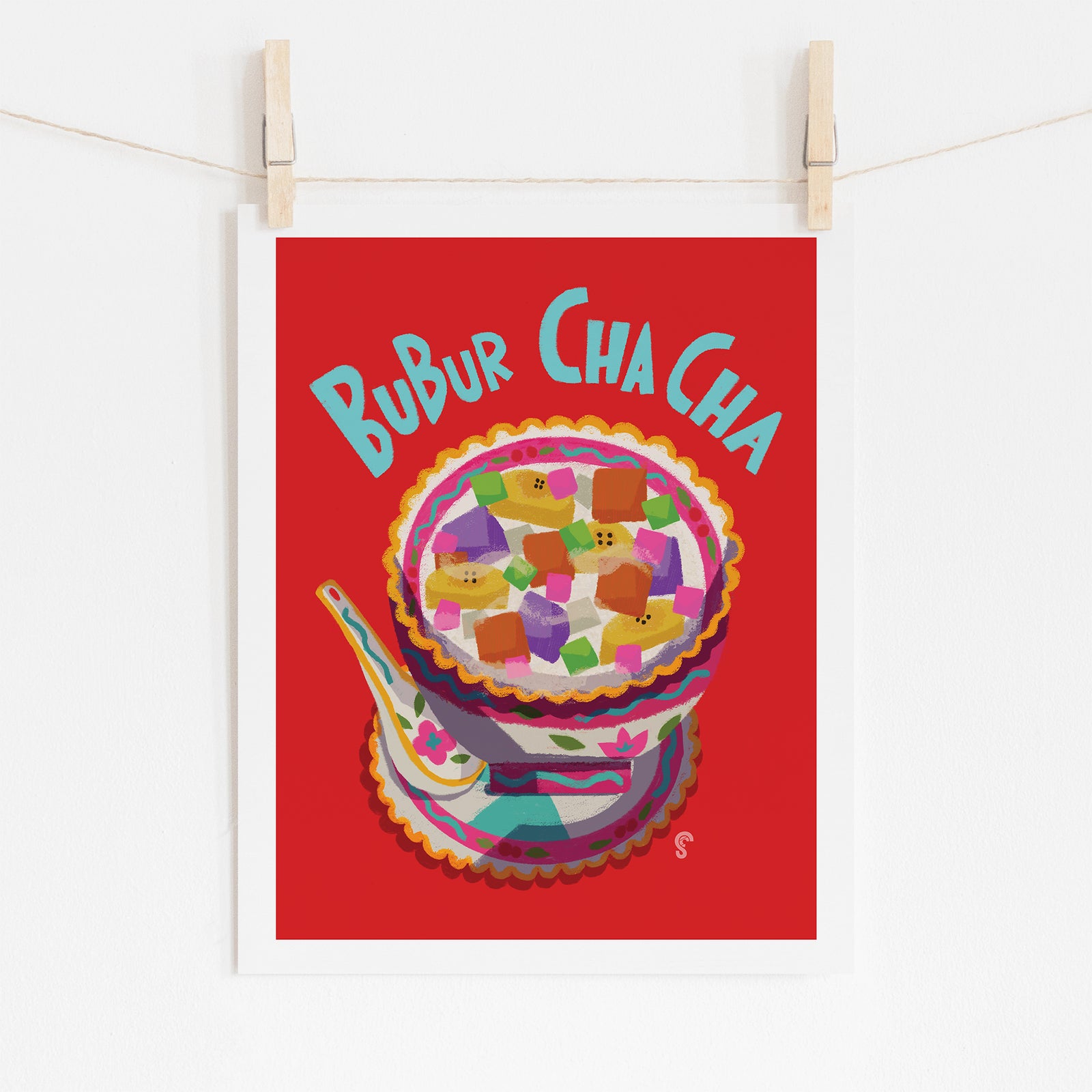 Bubur Cha Cha Art Print