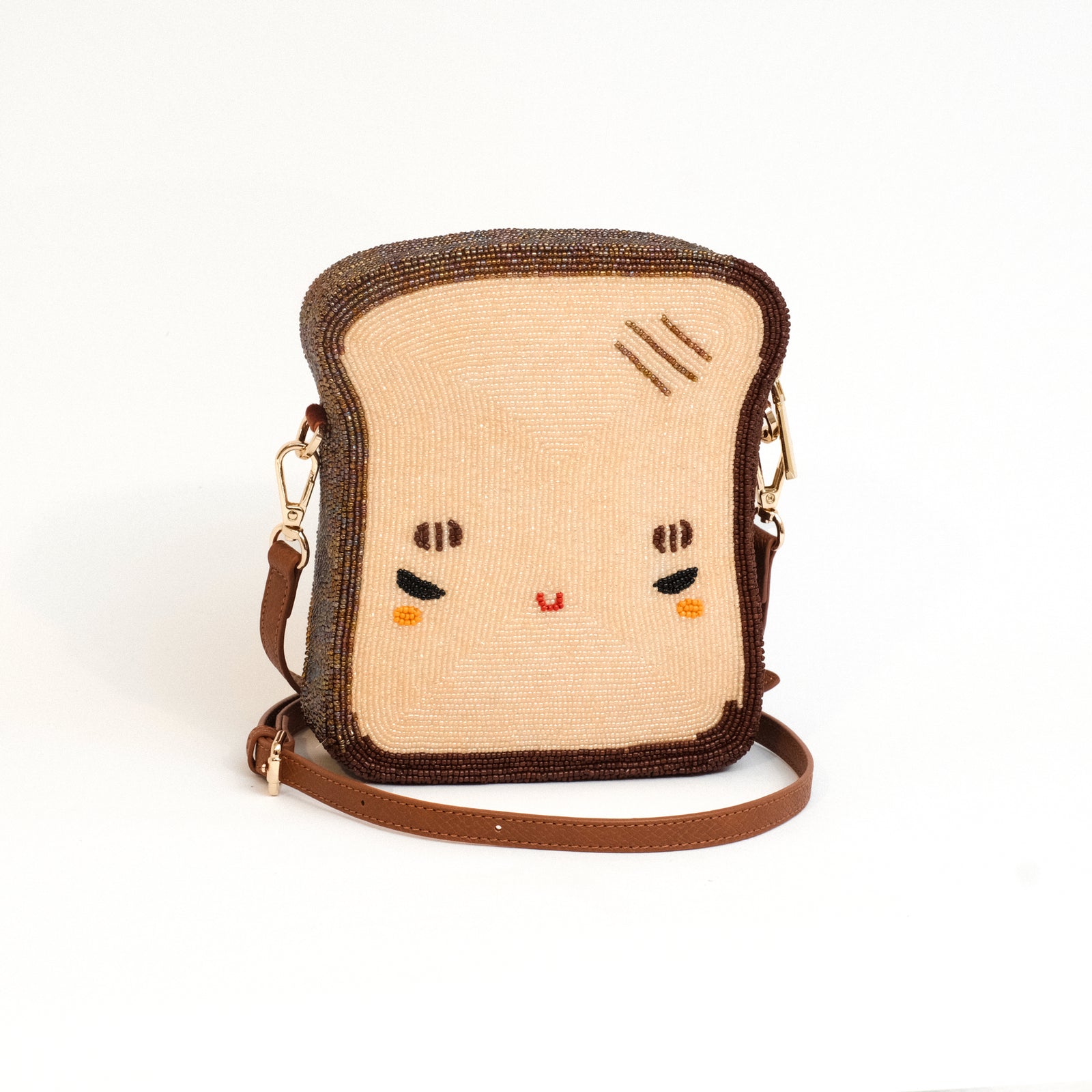Toasty Beaded Crossbody