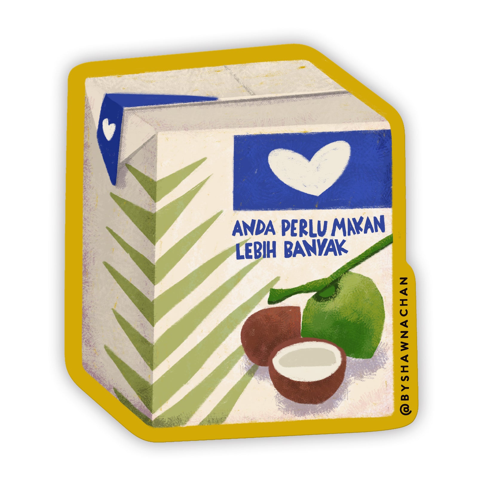 Kara Coconut Cream Sticker