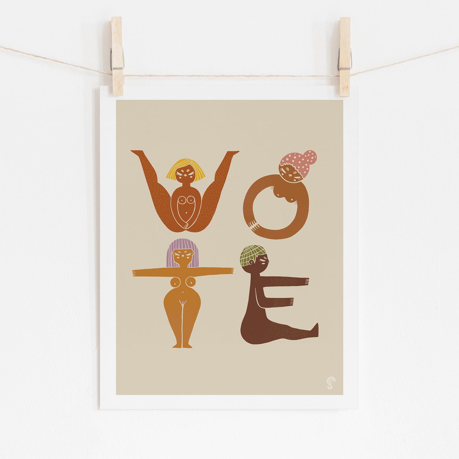 Vote Art Print