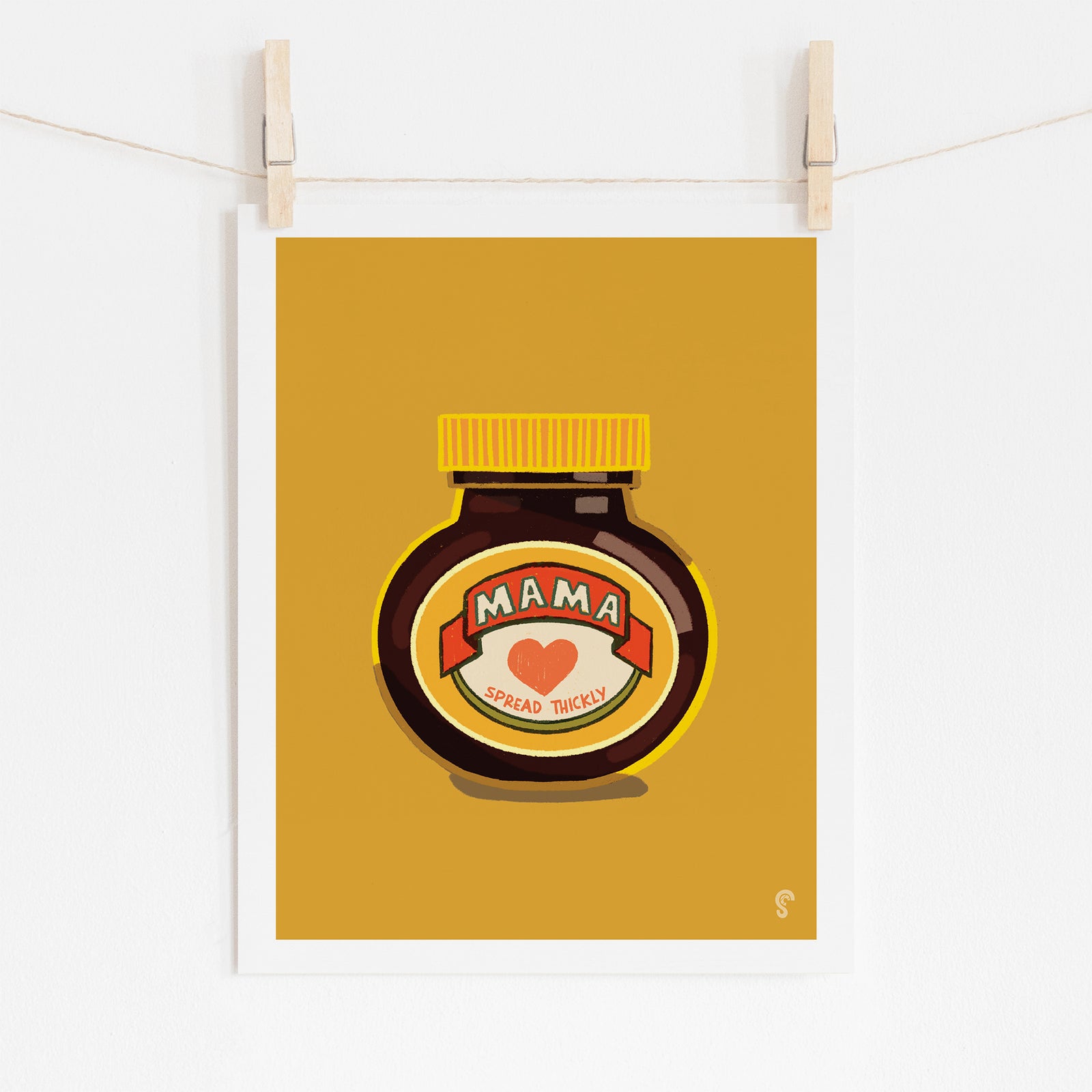 Marmite Art Print