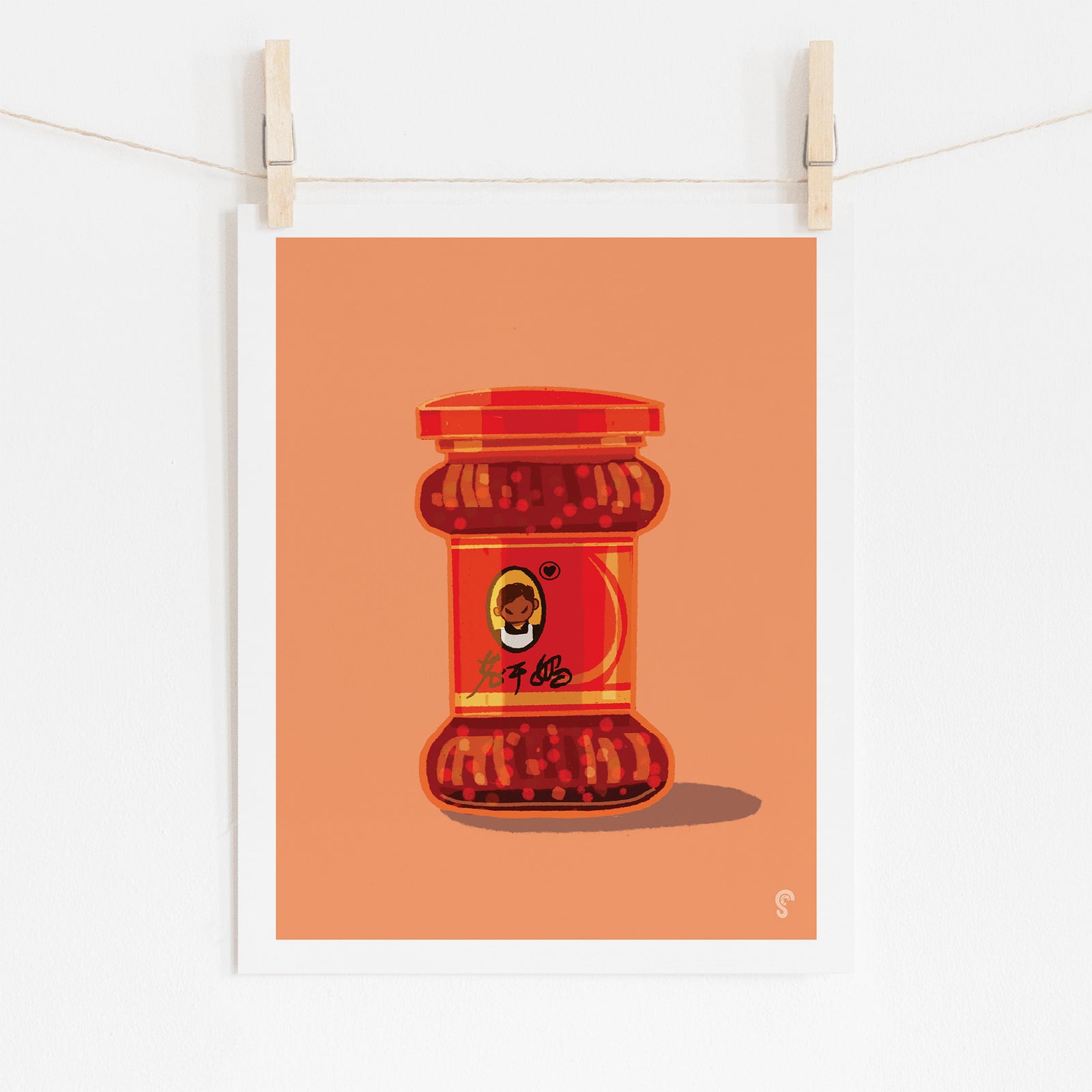 Lao Gan Ma Chili Oil Art Print