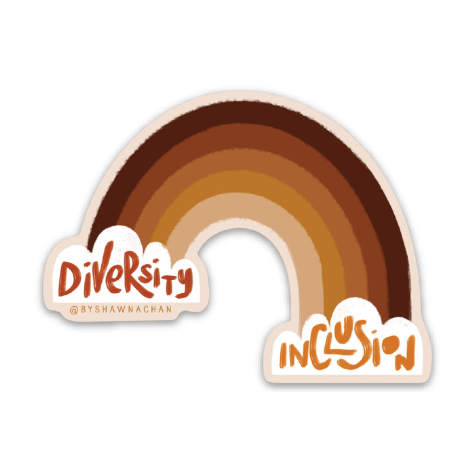 melanin rainbow with text diversity and inclusion