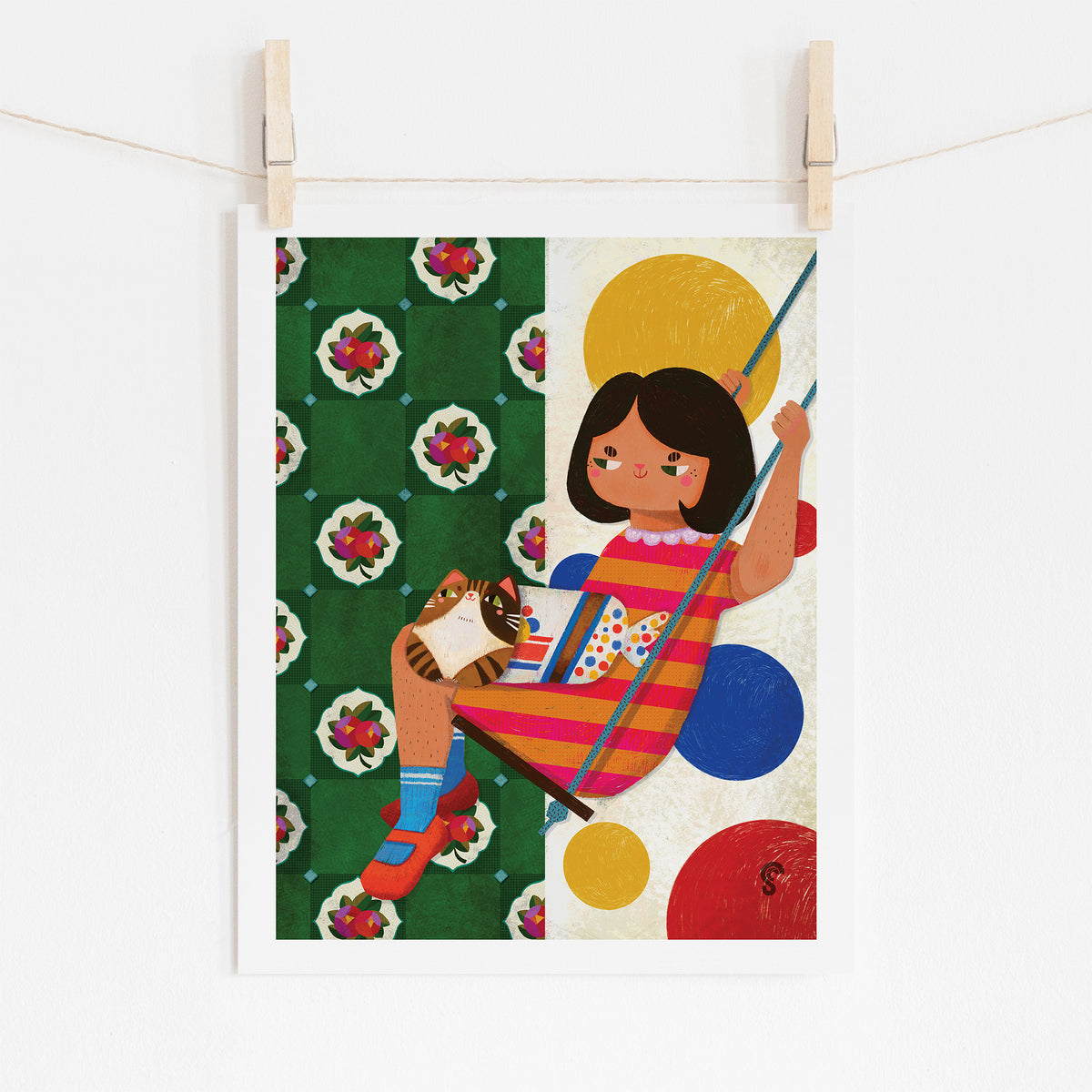 Swing At Life Art Print