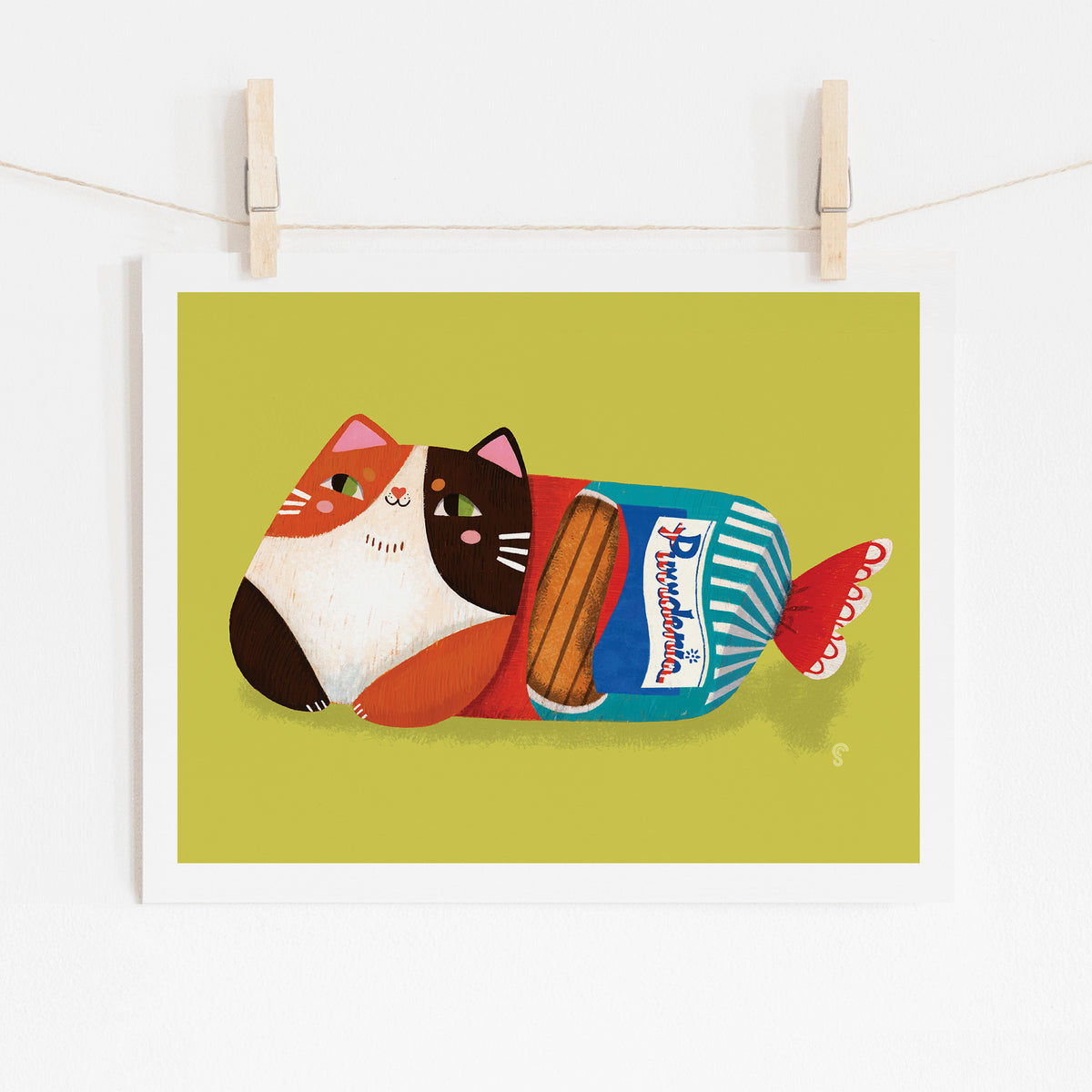 Purrdenia Art Print