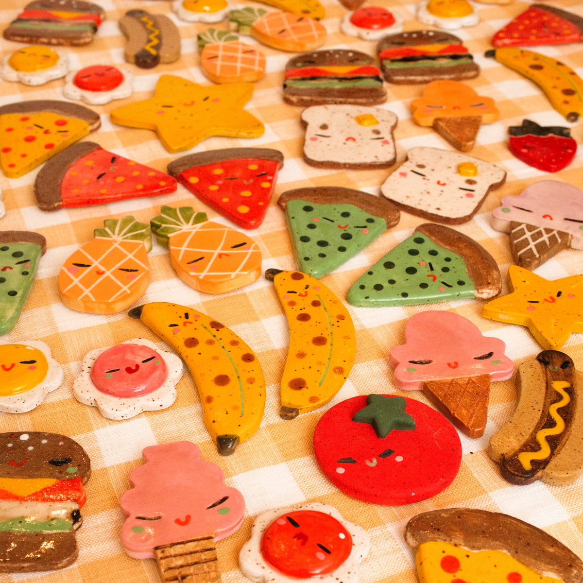 Pizza Ceramic Magnet