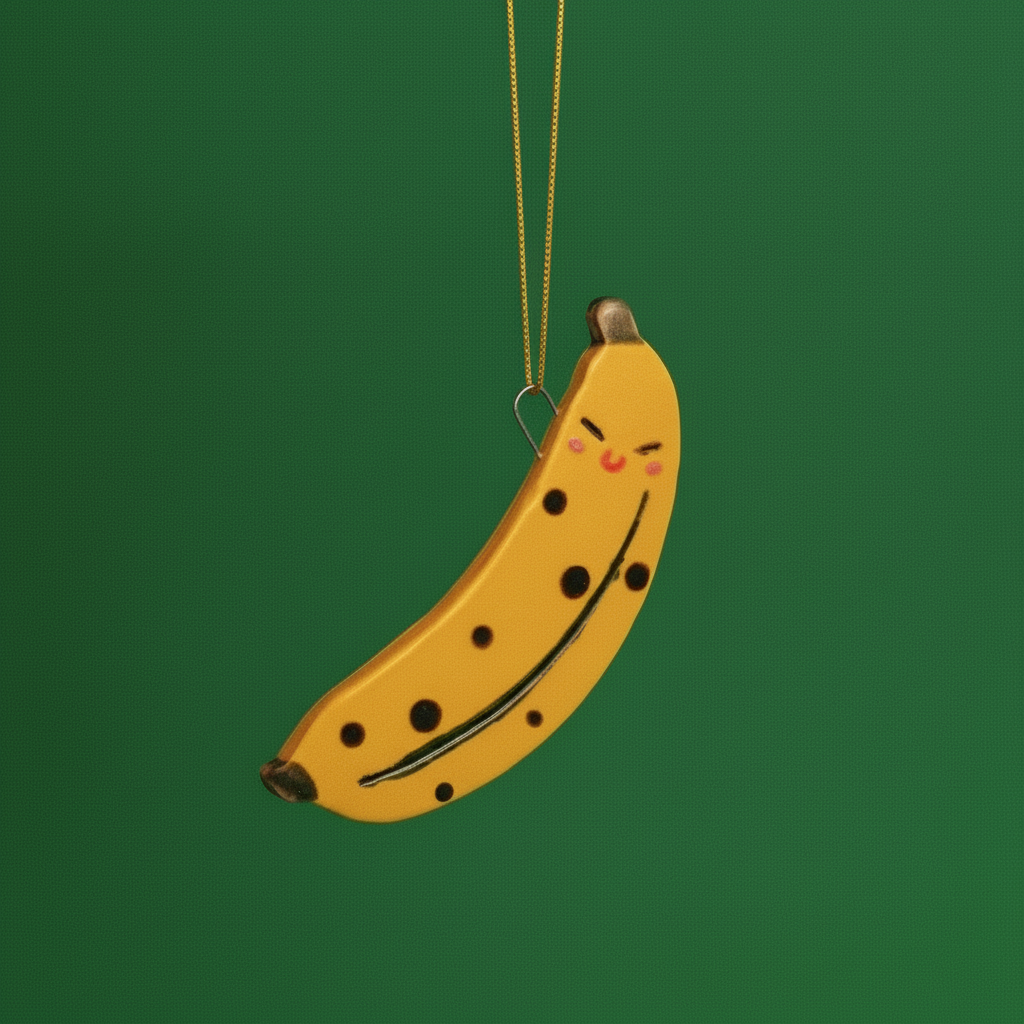 Banana Ceramic Ornament