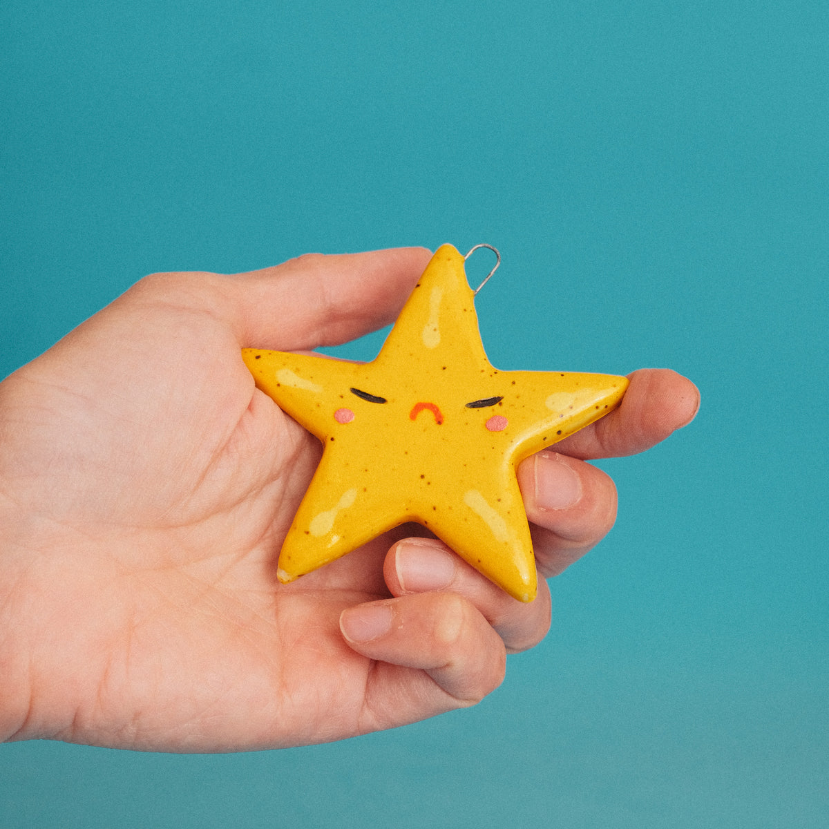 Starfruit Ceramic Ornament