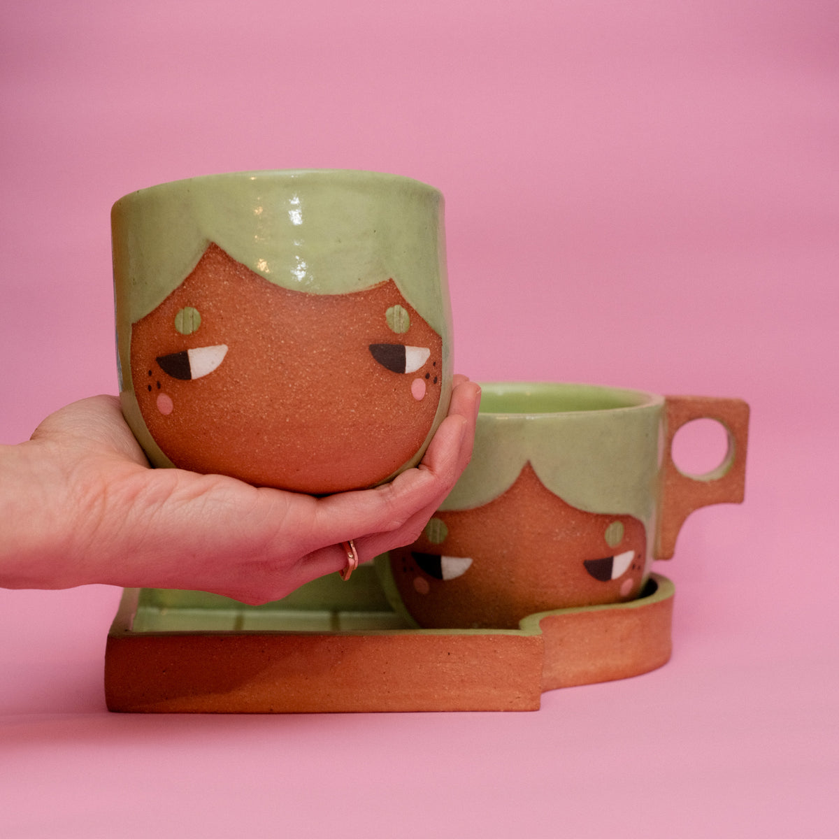 Side Eye Susan Pistachio Mug 12oz