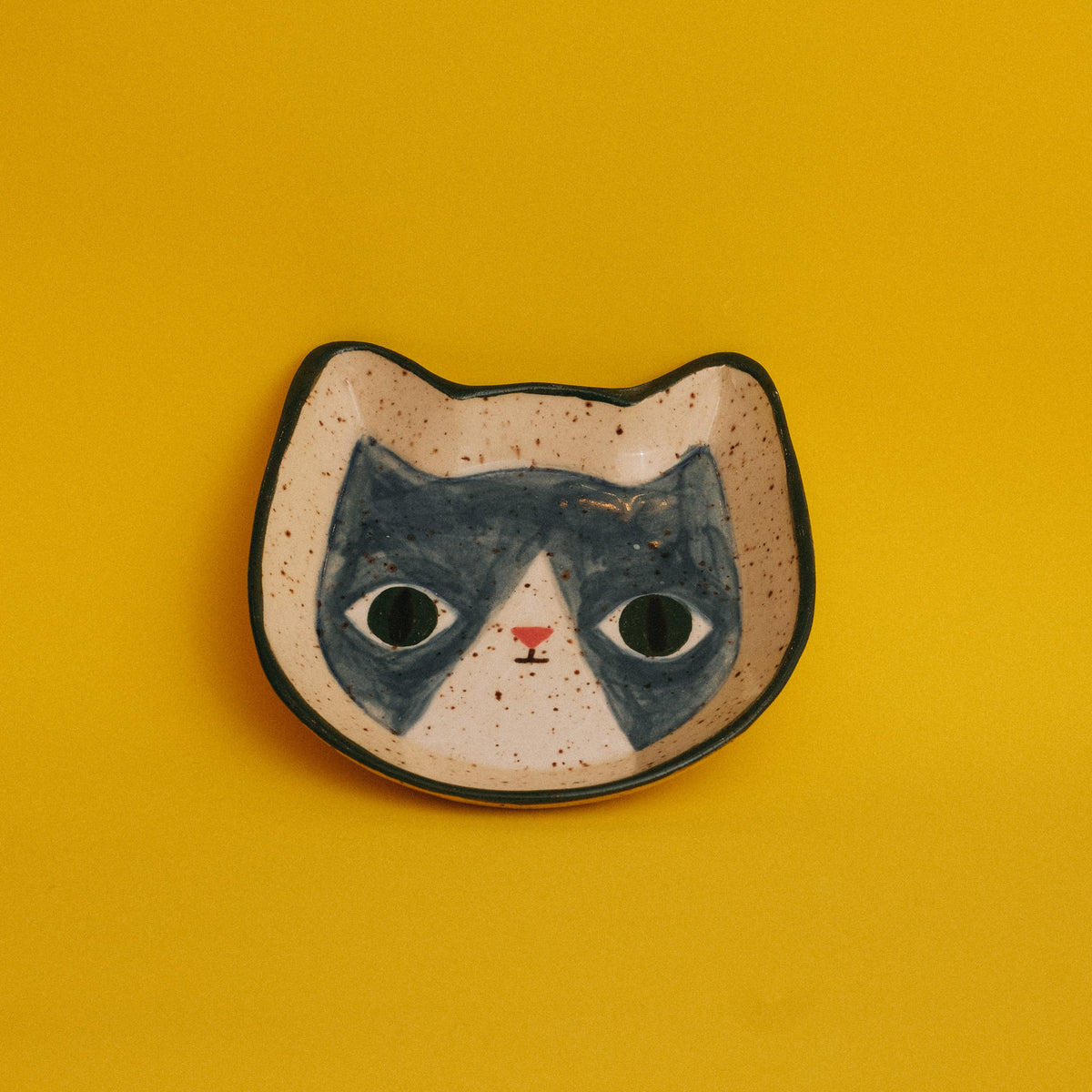 Blue Tux Cat Trinket Dish