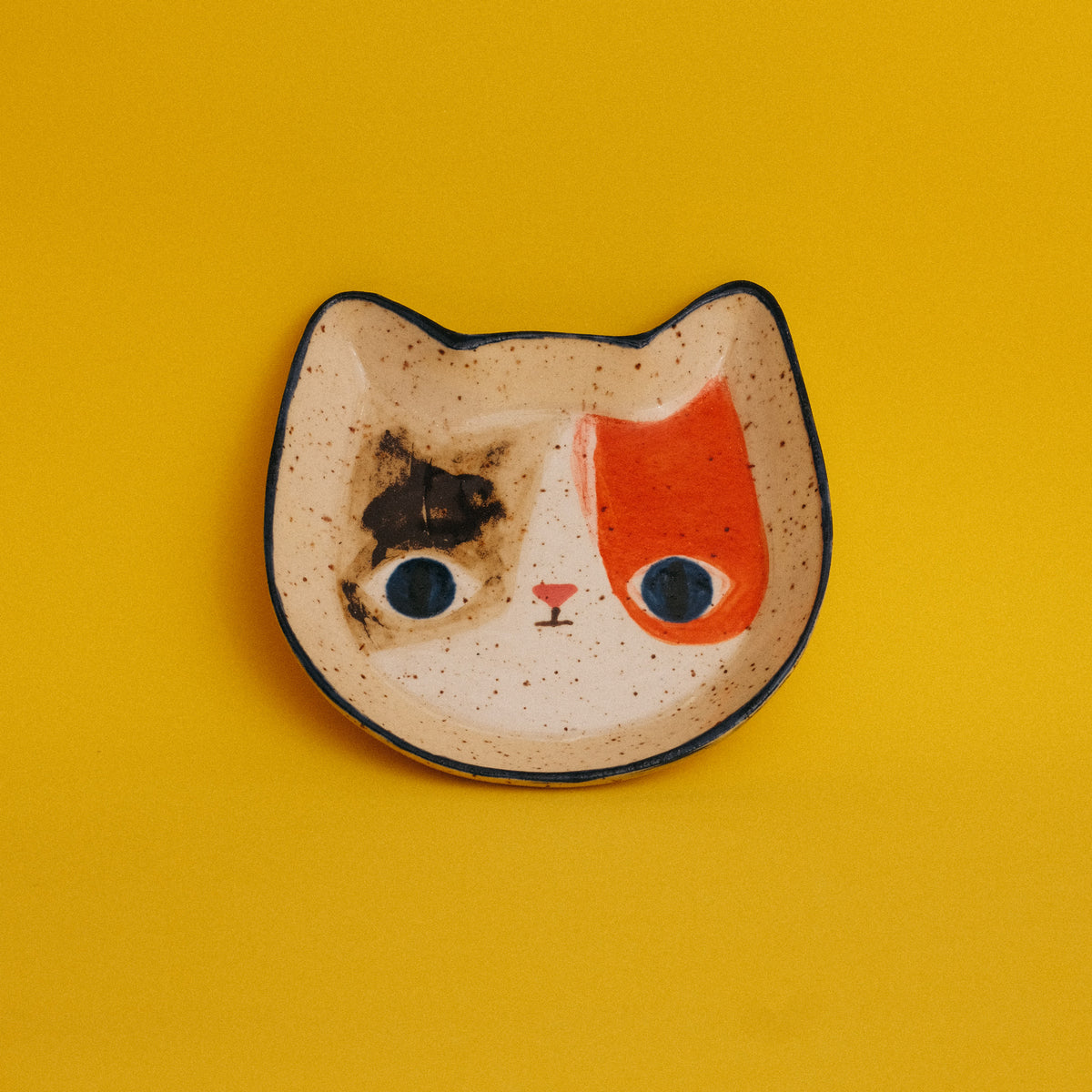 Calico Cat Trinket Dish