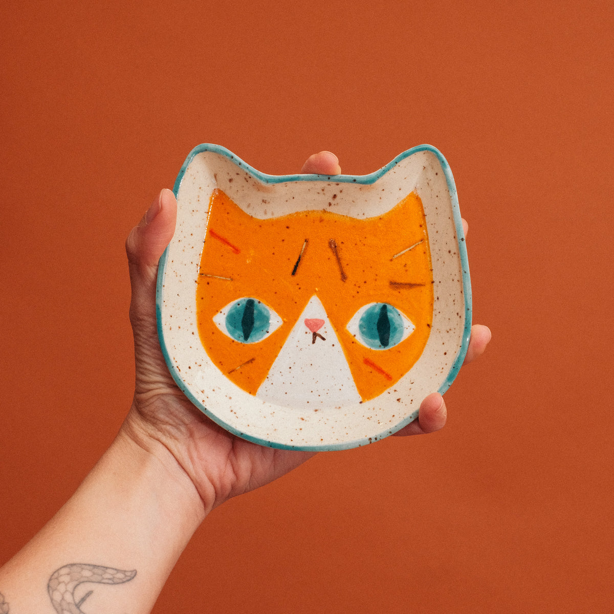 Calico Cat Trinket Dish