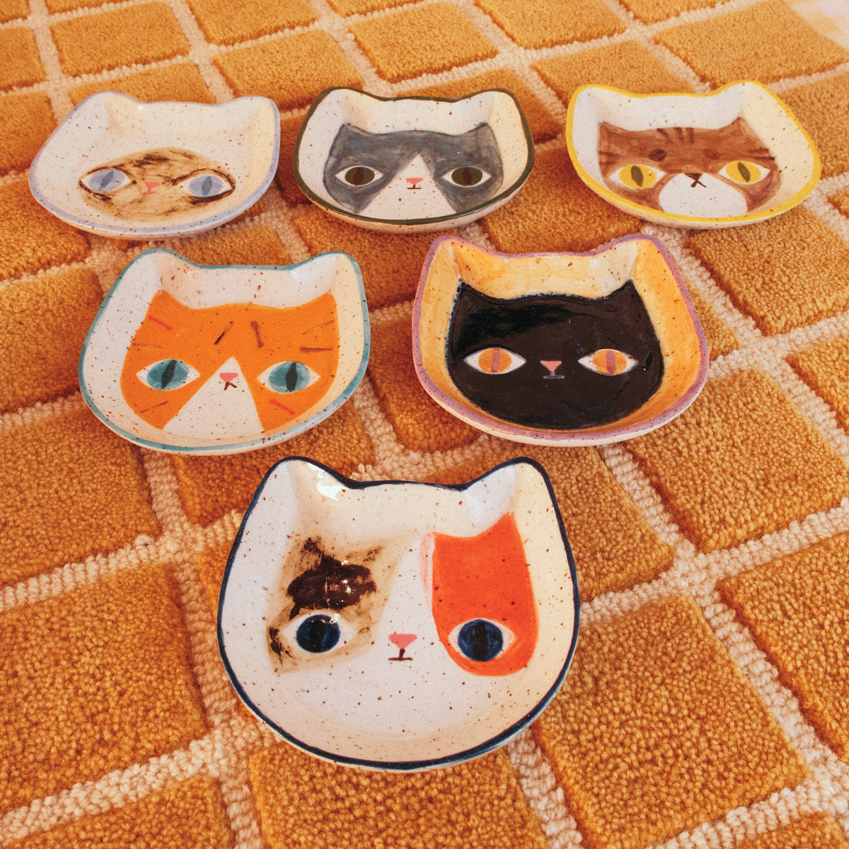 Calico Cat Trinket Dish