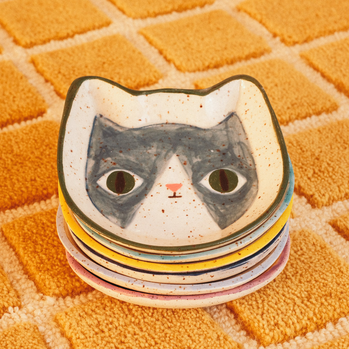 Calico Cat Trinket Dish