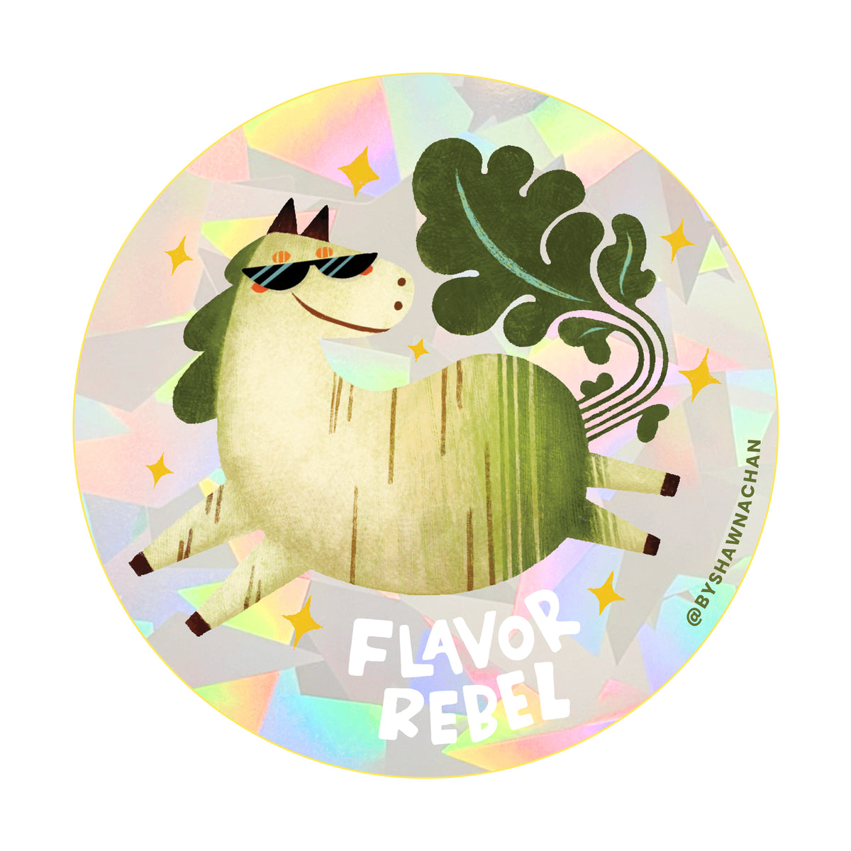 Flavor Rebel Suncatcher Decal