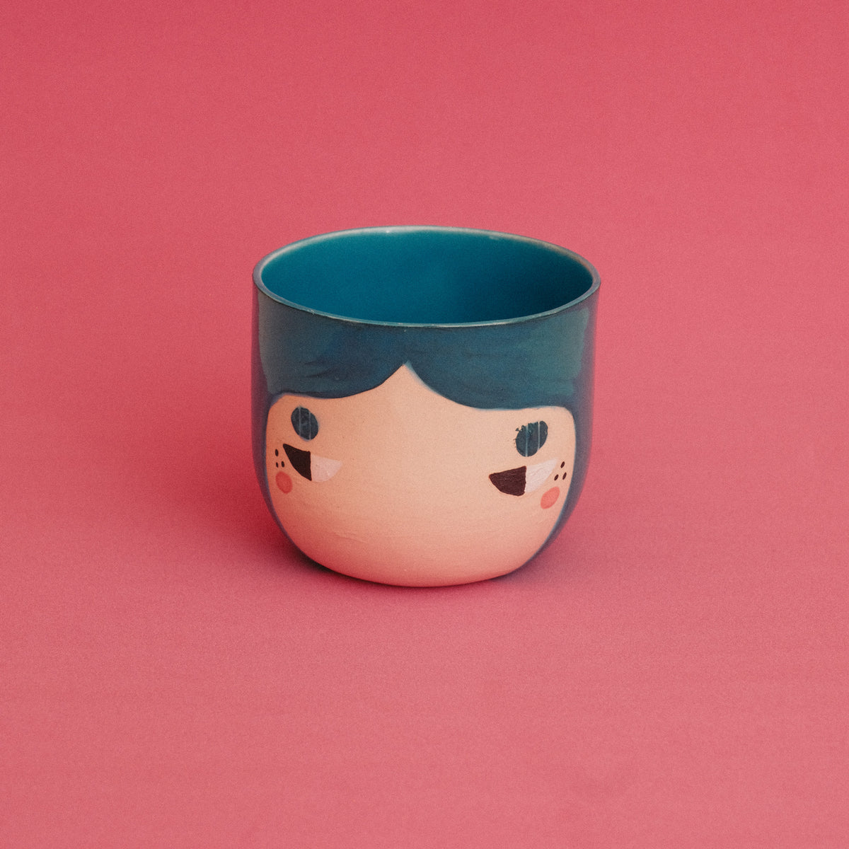 Side Eye Susan Teal Cup 9oz