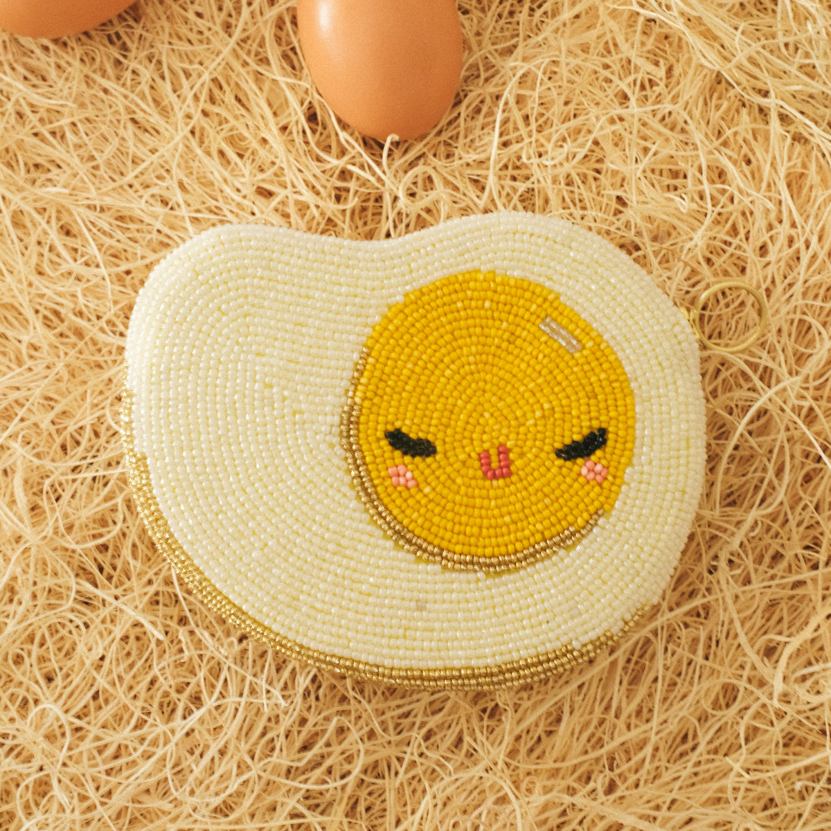 Sunny Beaded Card Purse