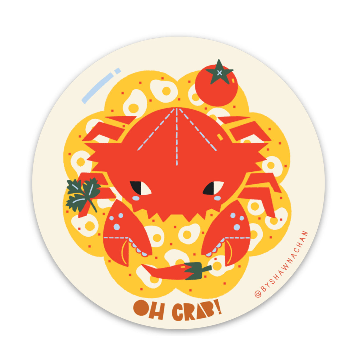 Oh Crab! Sticker