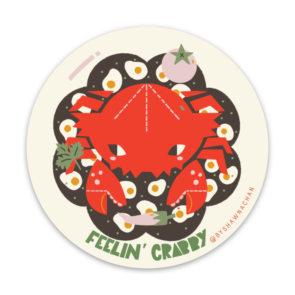 Feelin&#39; Crabby Sticker