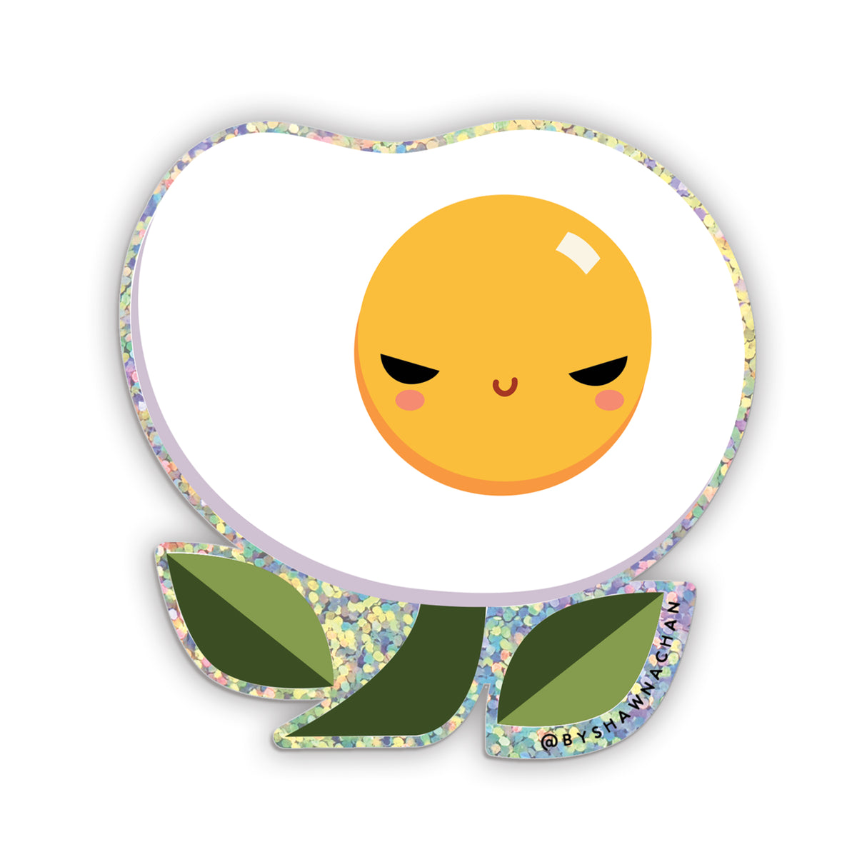 Sunny Glitter Sticker