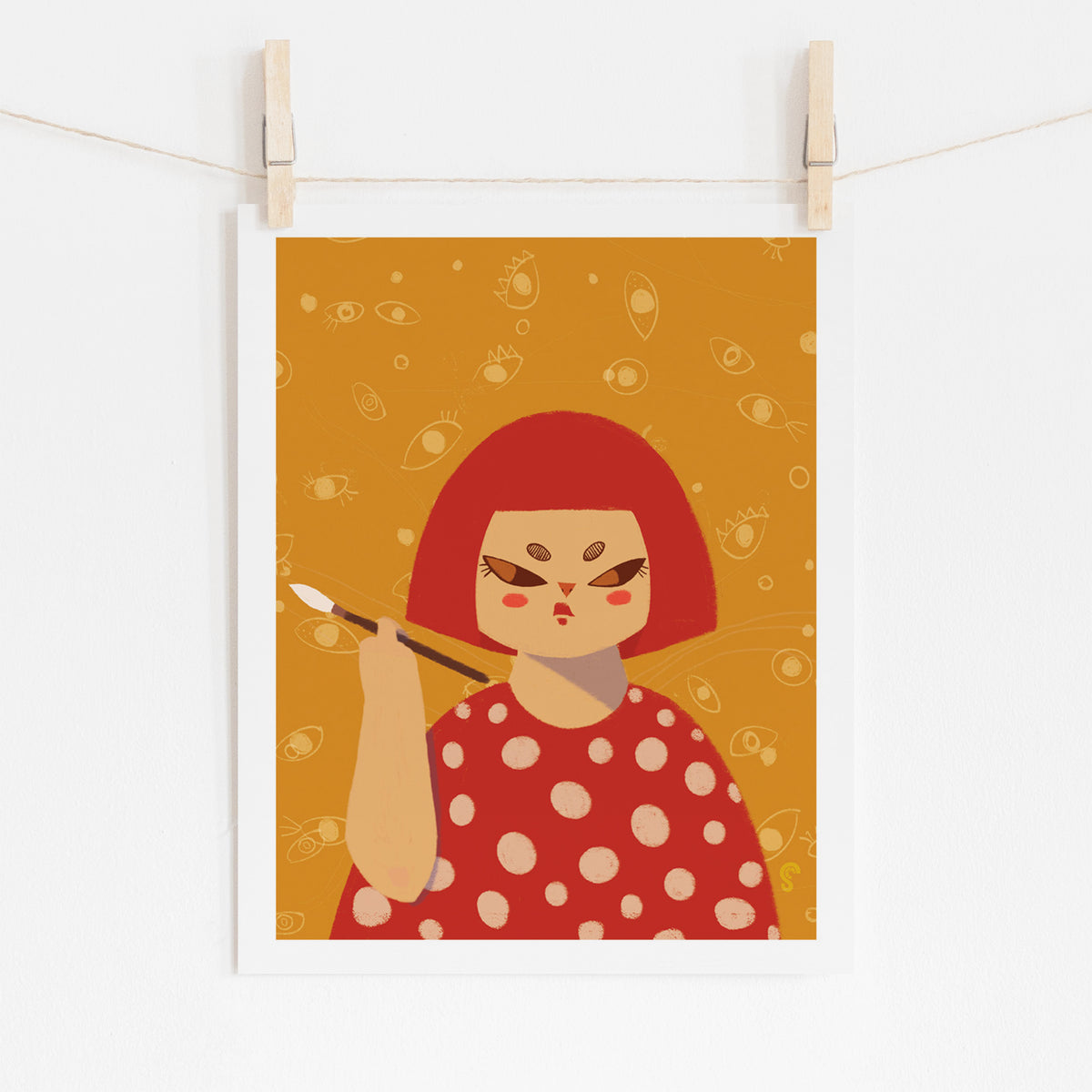 Yayoi Kusama Art Print