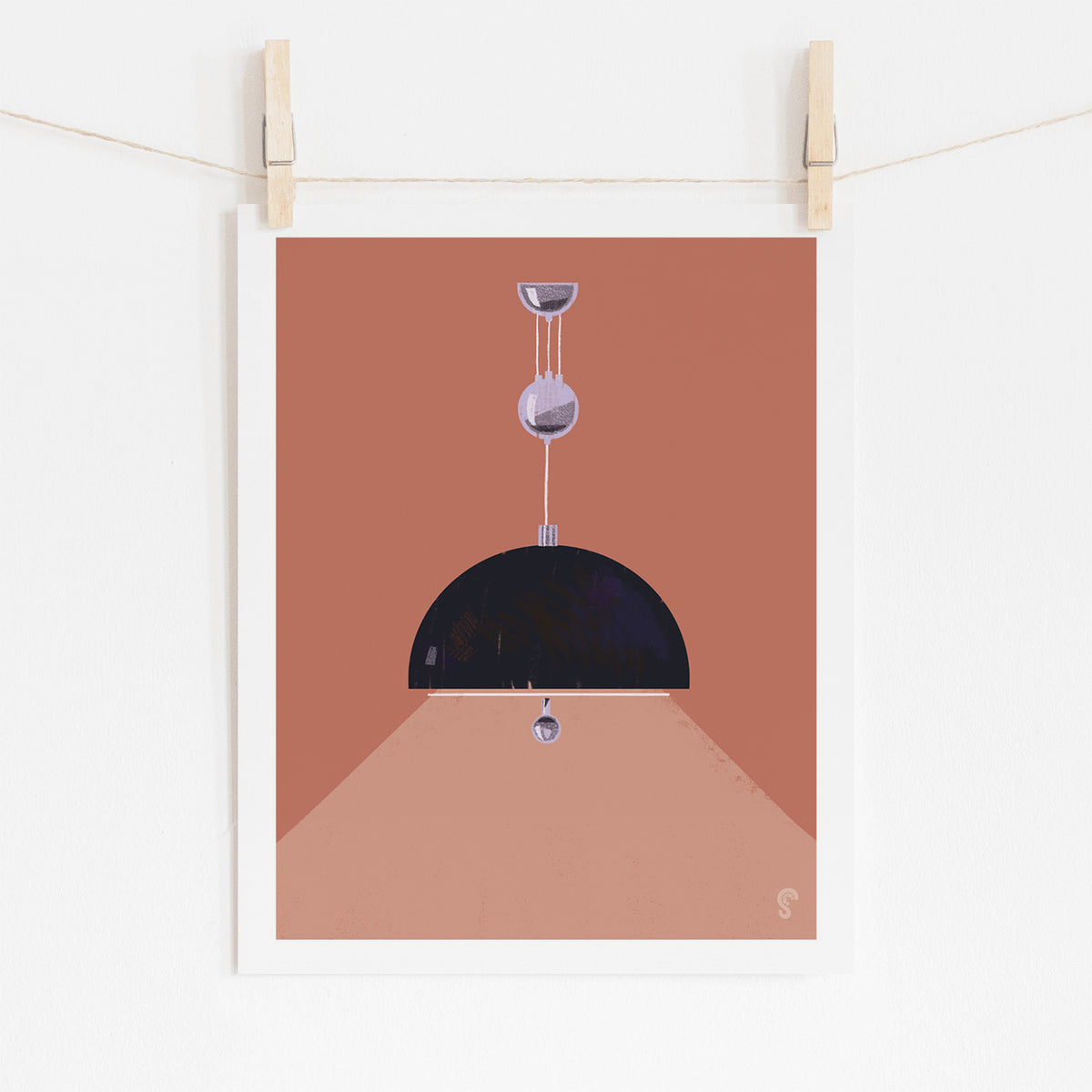 Florian Schulz Lamp Art Print