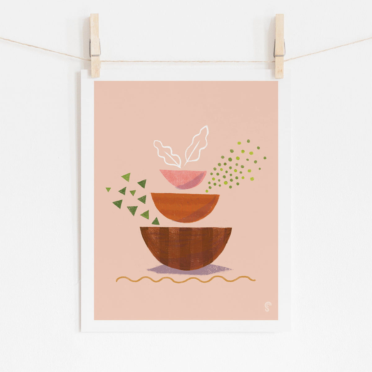 Salad Art Print