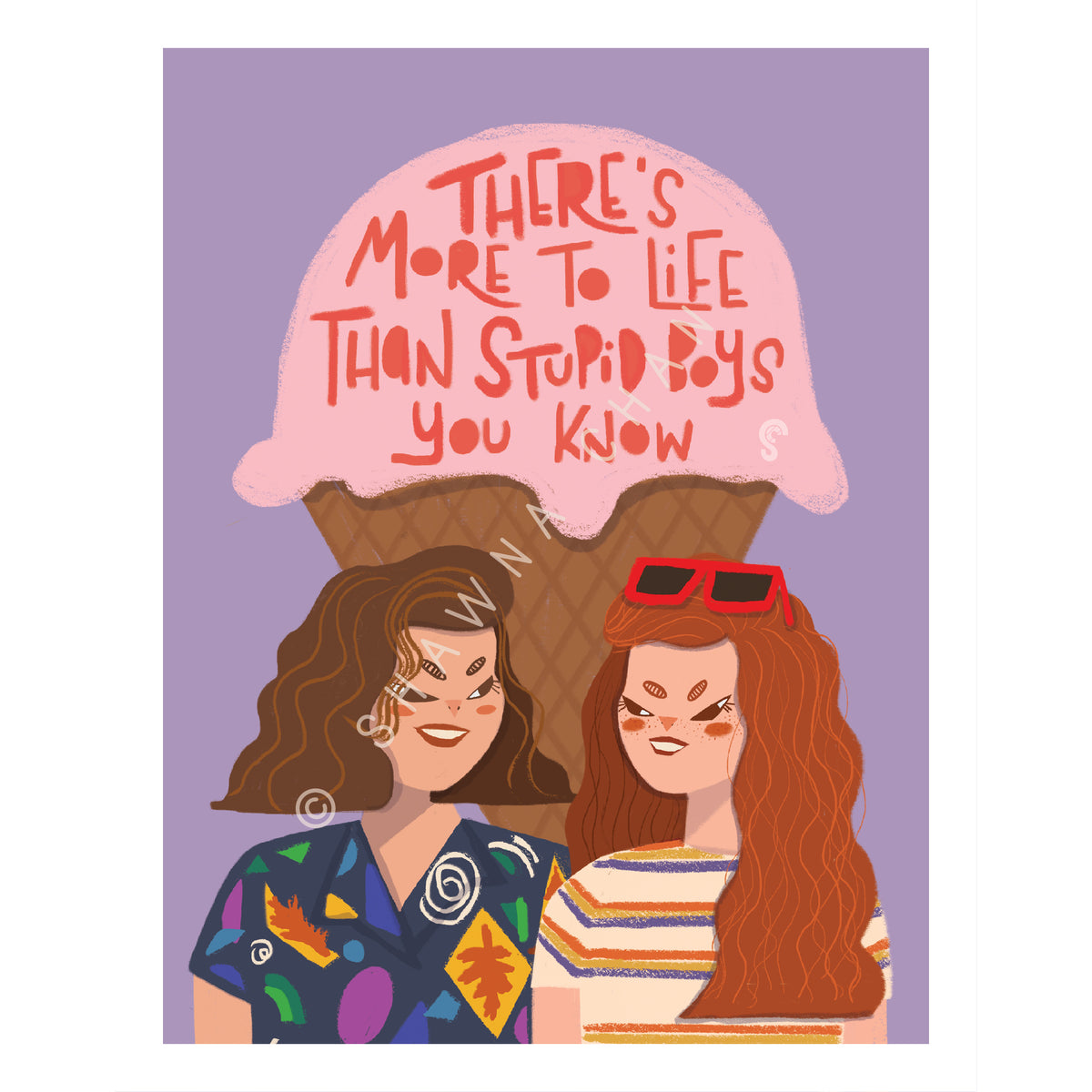 Stranger Things - There&#39;s More To Life Than Stupid Boys Art Print