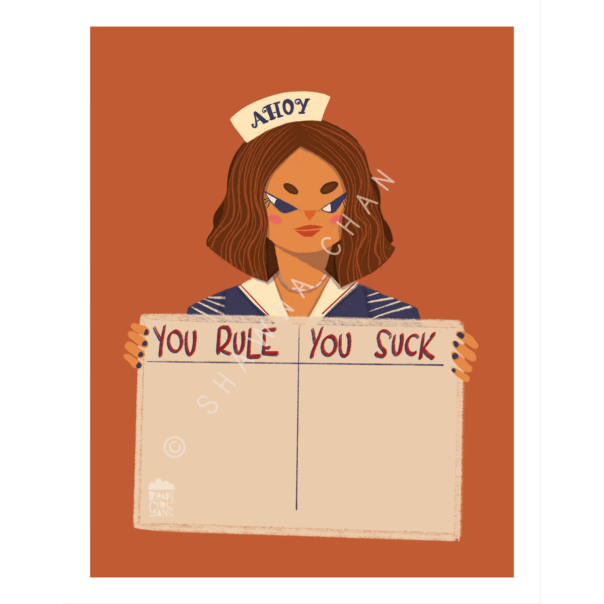 Stranger Things - You Rule You Suck Art Print