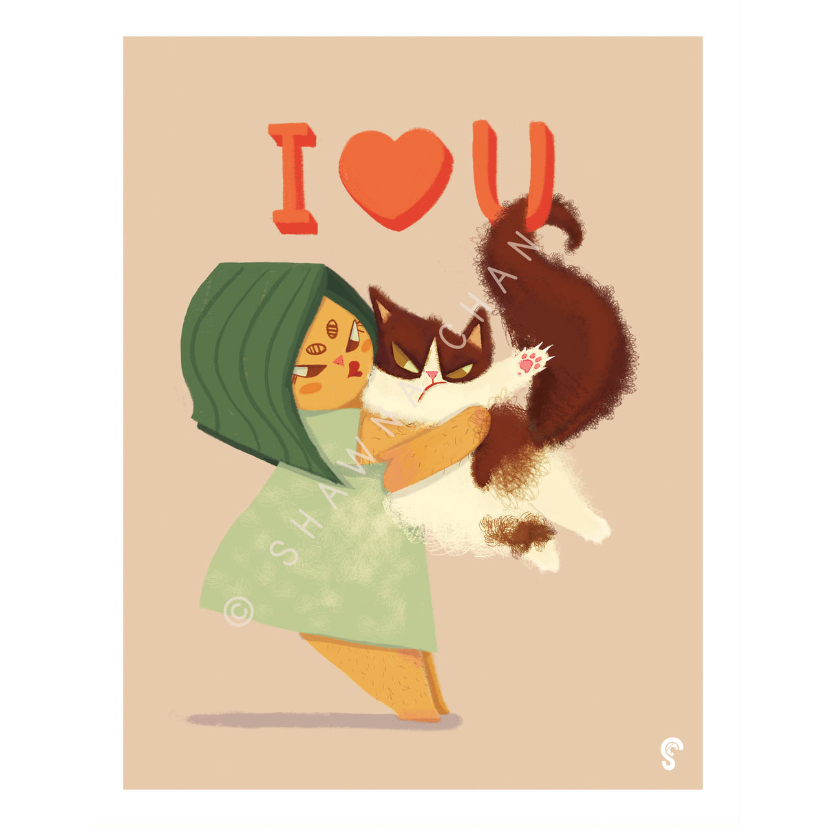 I Love You Art Print