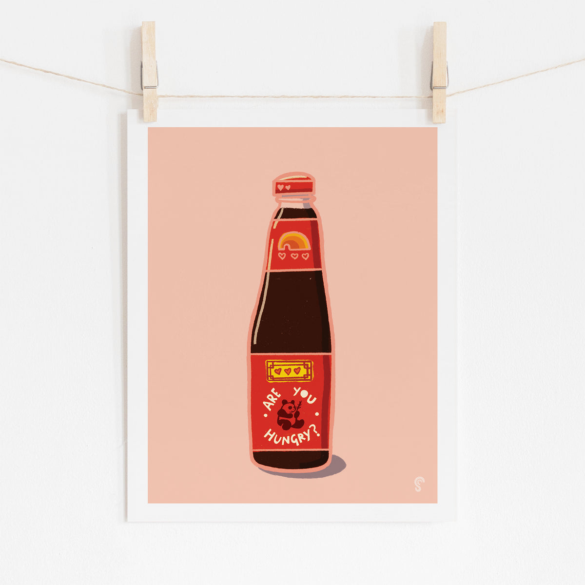 Oyster Sauce Art Print