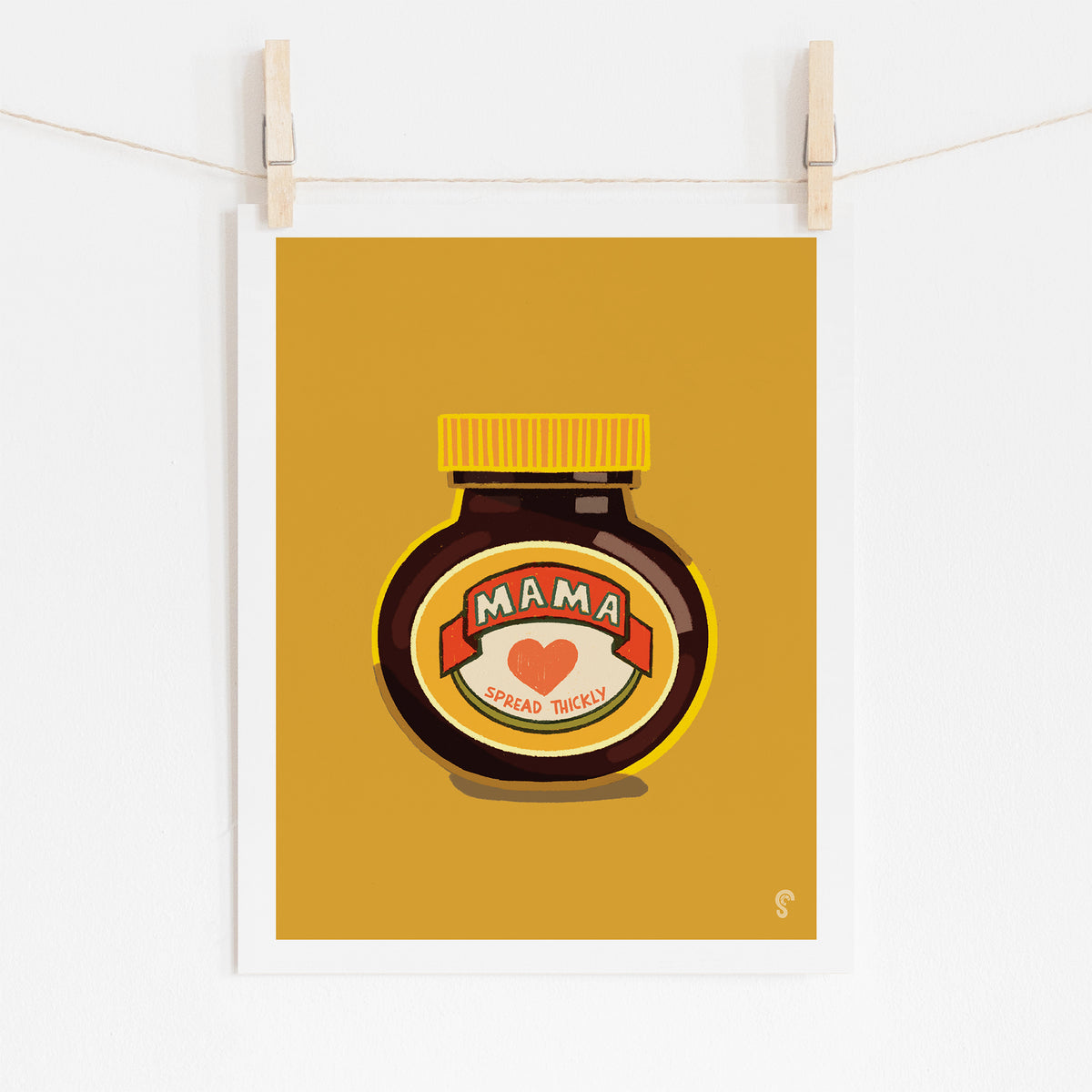 Marmite Art Print