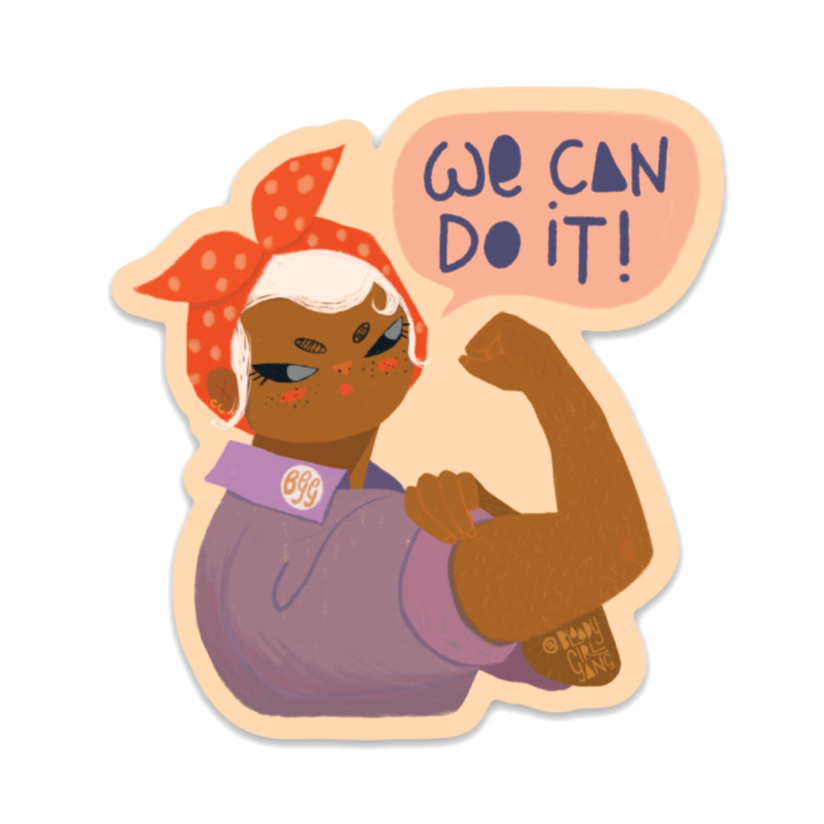 We Can Do It Sticker