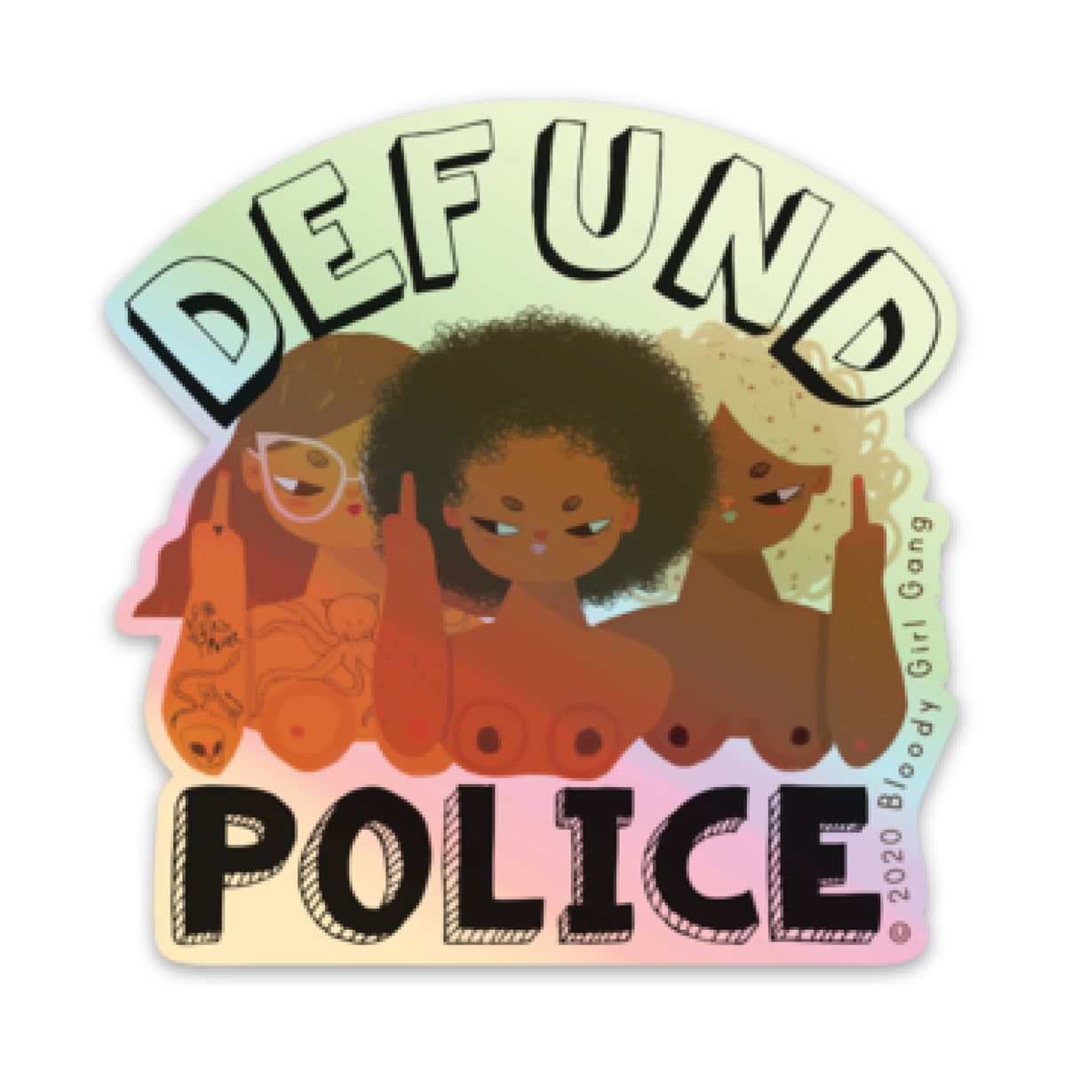 Defund Police Sticker