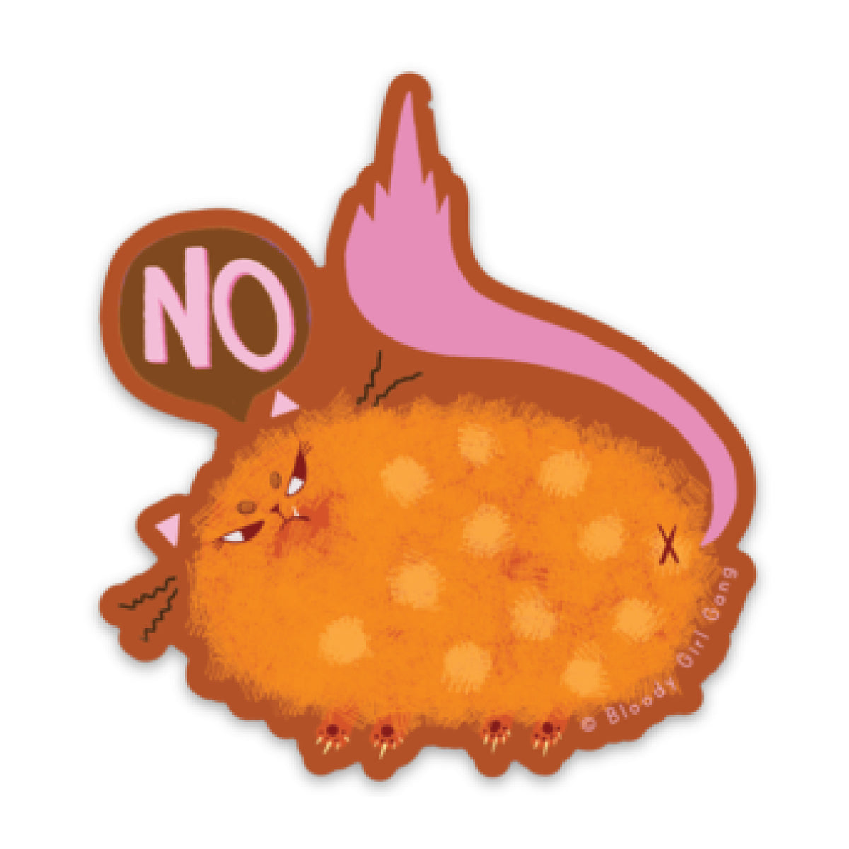 Pu$$y Says NO Sticker